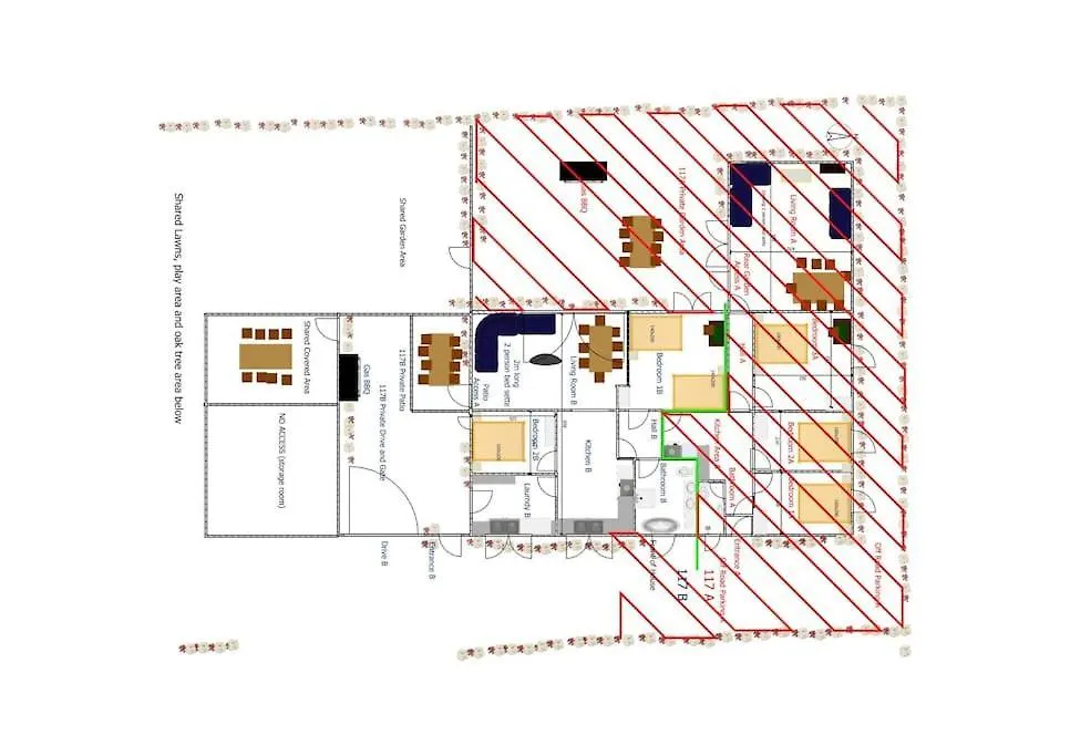 Family Friendly Apt B, 900M To Lego House, Parking, Legoland, Lalandia Billund 0*,  Denmark